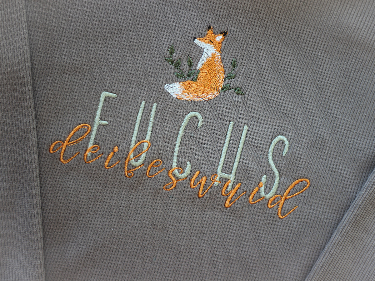 Felfenfuchs Langarm Rippshirt